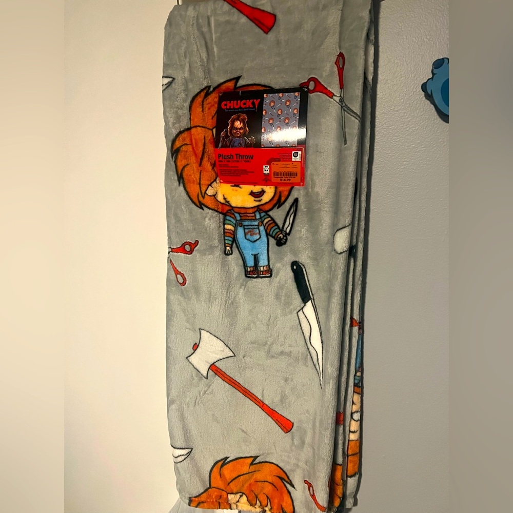 Chucky Halloween  Plush Throw Blanket